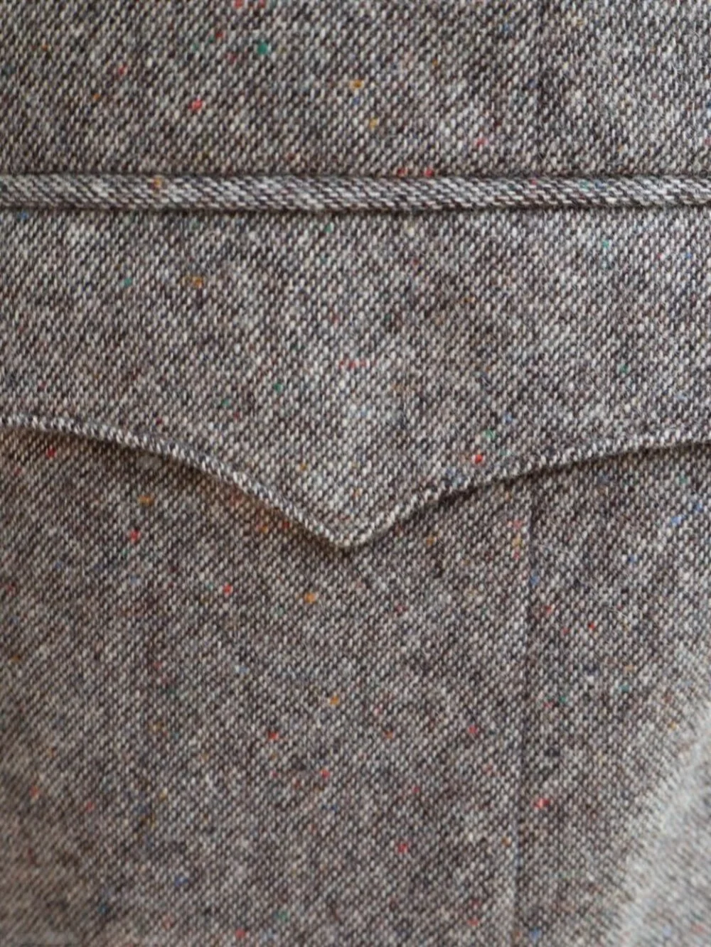 Vintage Grand Entry Western Wool Tweed Blazer Mens 44R USA Cowboy Sport Coat